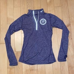 Nike women’s quarter zip dri-fit fleece with Olympic logo